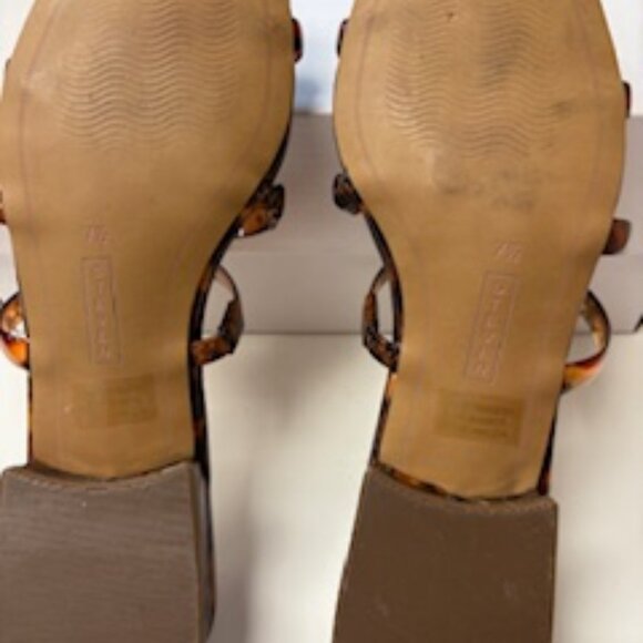 Steve Madden Harvey Tortoise Strappy Slide Sandal - Picture 6 of 7